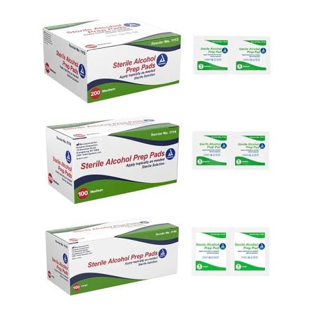 Dynarex Dynarex Sterile Alcohol Prep Pad, Medium, 2000 Pcs 1114